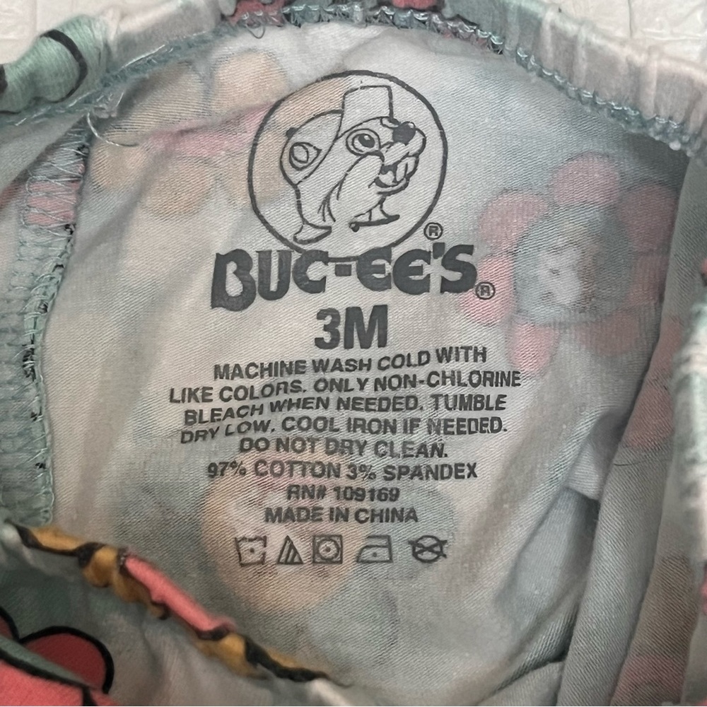 Buc-ees baby girl bell bottom pants size 3 months - Picture 3 of 4